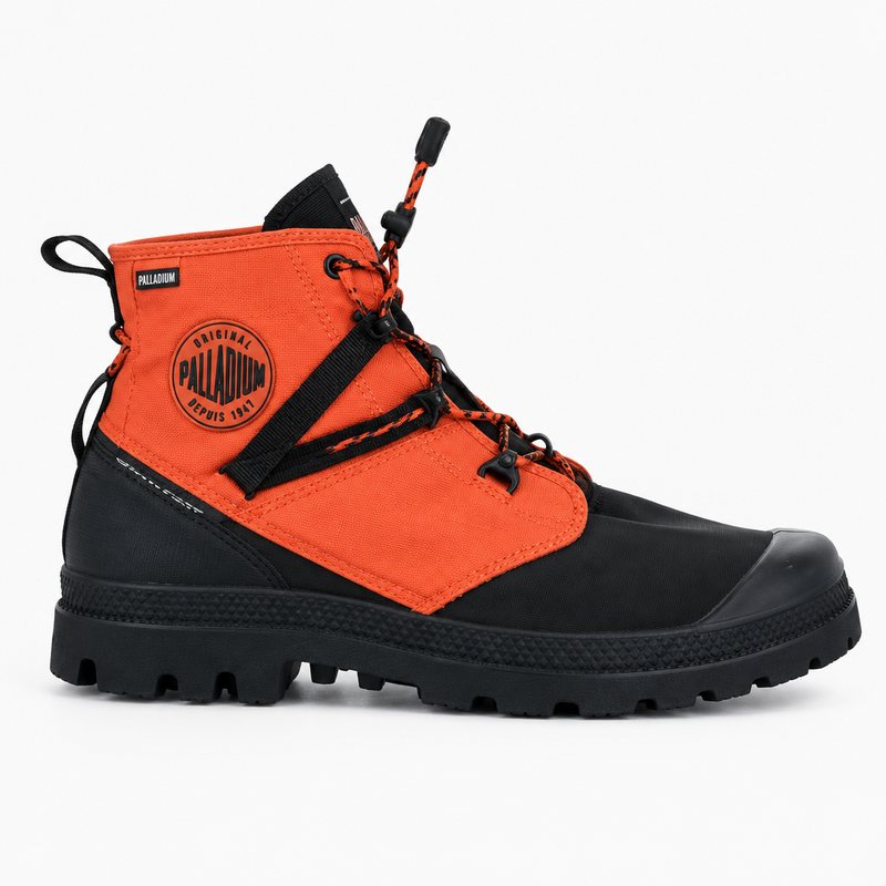 Palladium – Botte orange et noir (P.45)