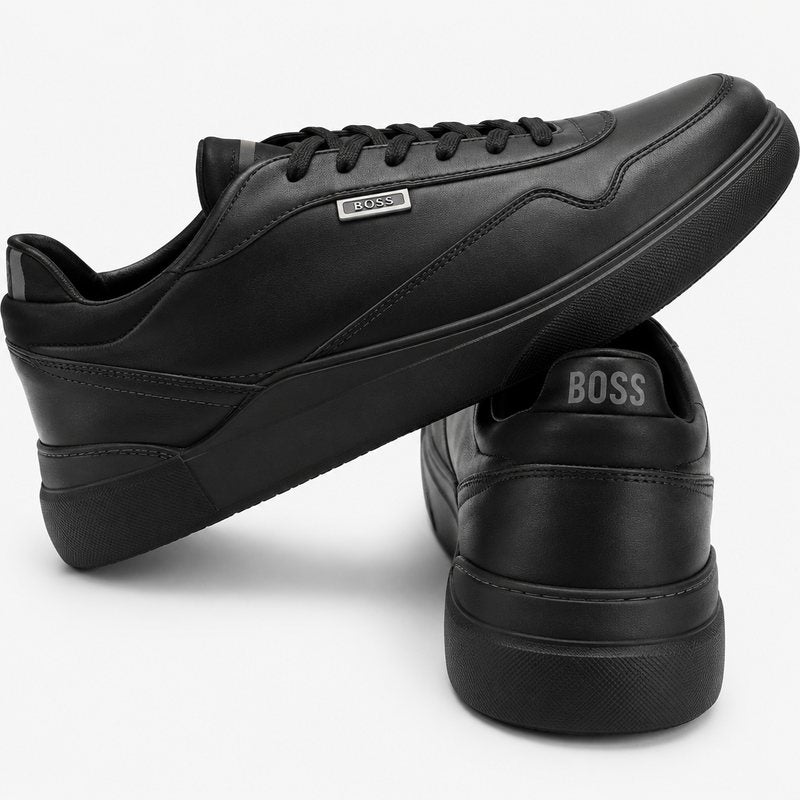 Hugo Boss – Sneakers cuir noir (P.43)