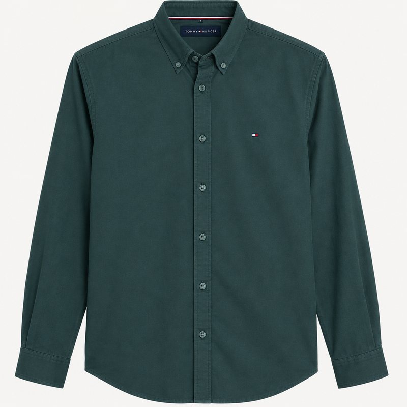 Tommy Hilfiger – Chemise verte (XL)