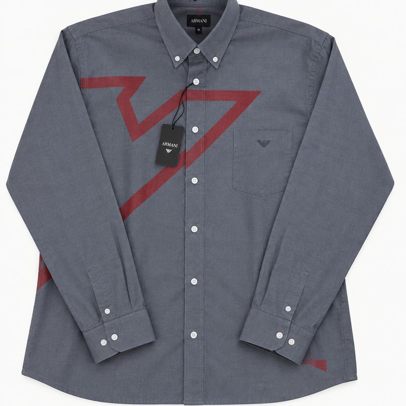 Armani – Chemise grise (M)