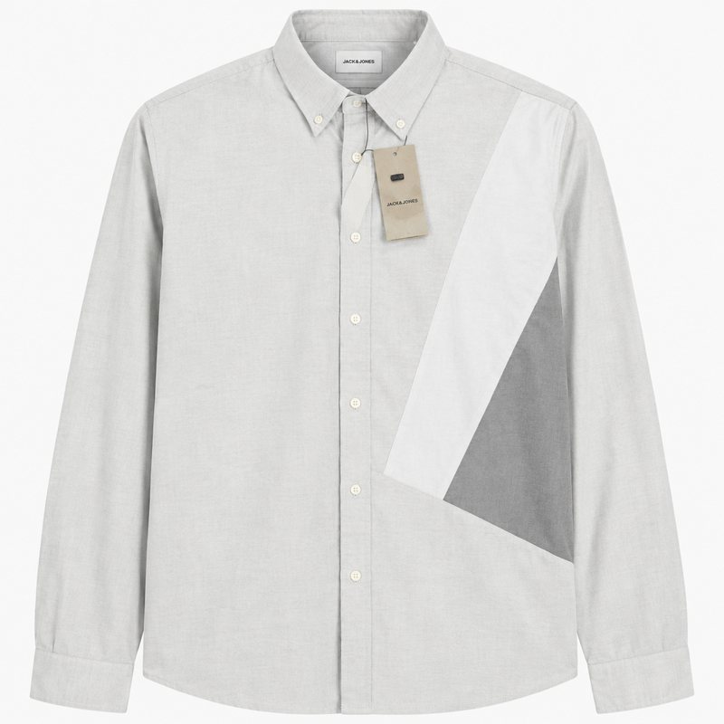 Jack & Jones – Chemise gris clair (XS)
