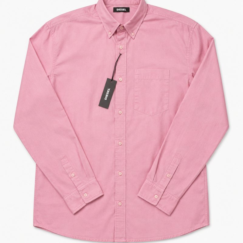 Diesel – Chemise rose clair (XL)