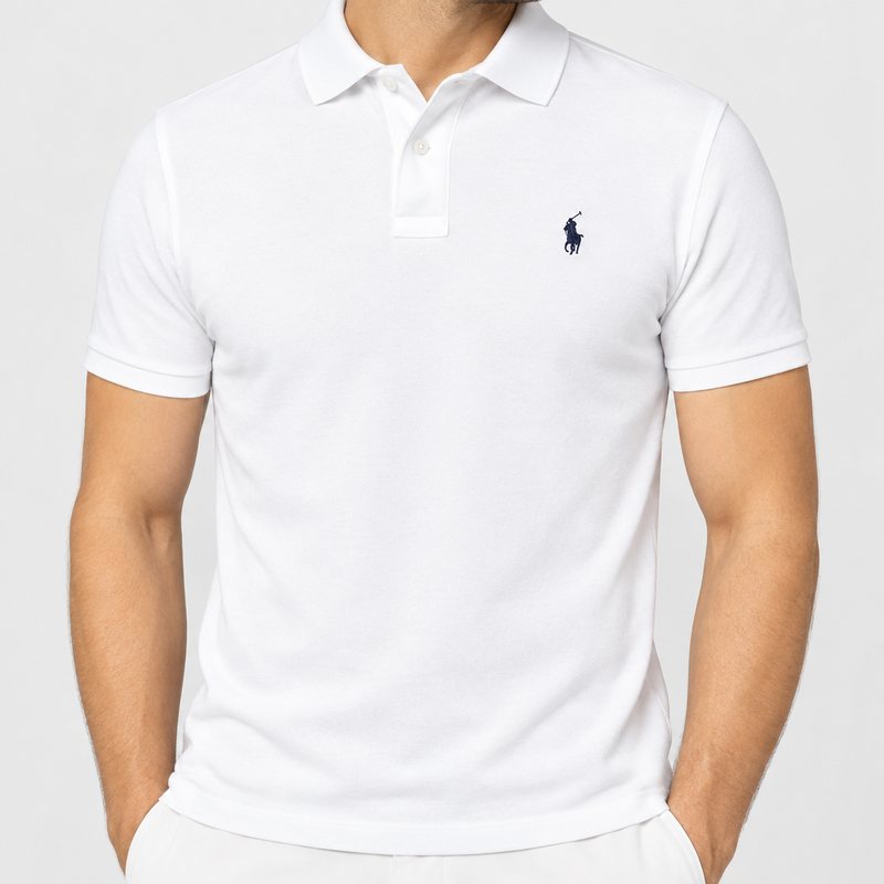 Ralph Lauren – Polo blanc (XL)