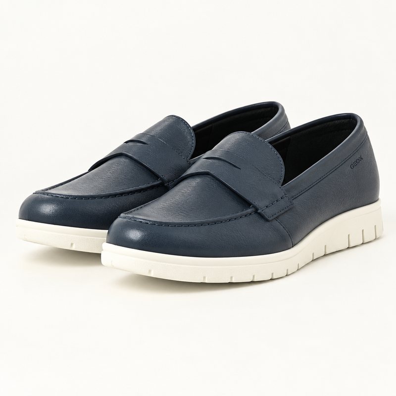 Geox – Mocassin bleu (P.42)