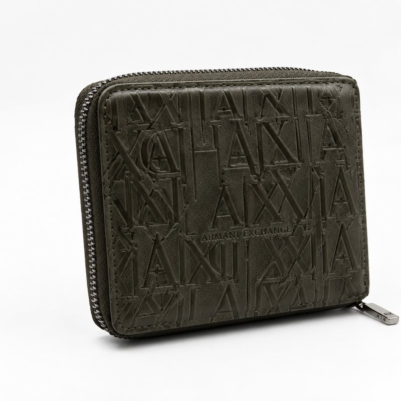 Armani Exchange – Porte-monnaie zippé