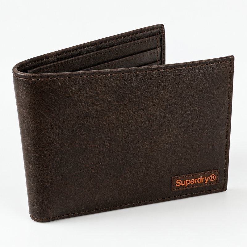 Superdry – Porte-monnaie marron