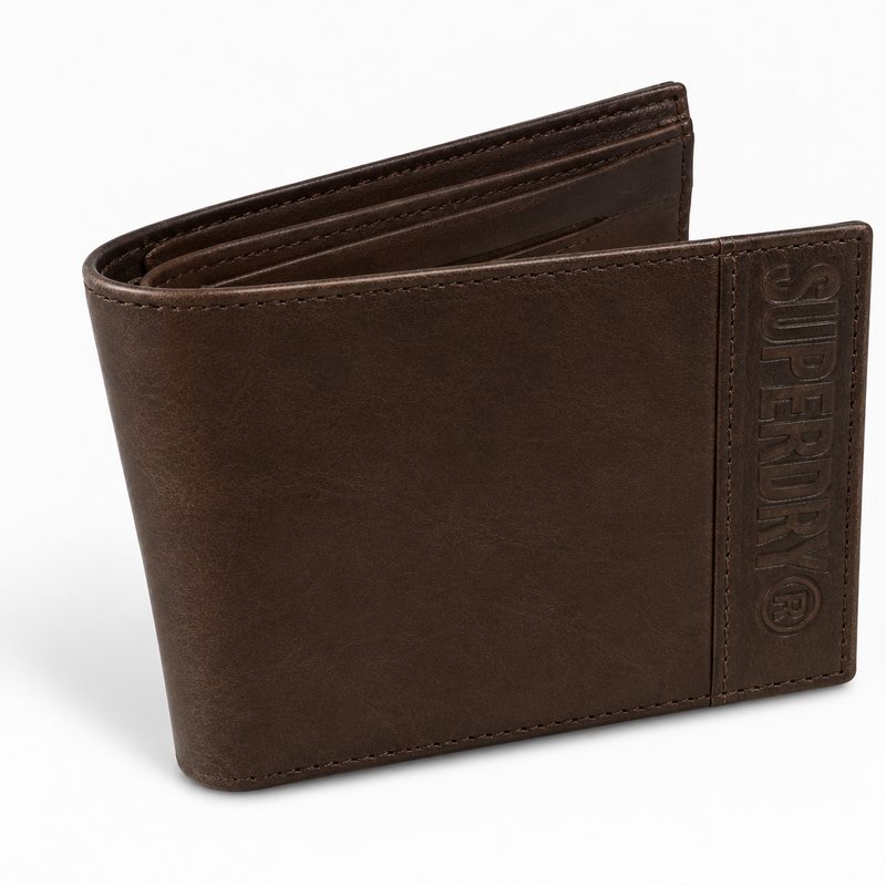 Superdry – Porte-monnaie brun