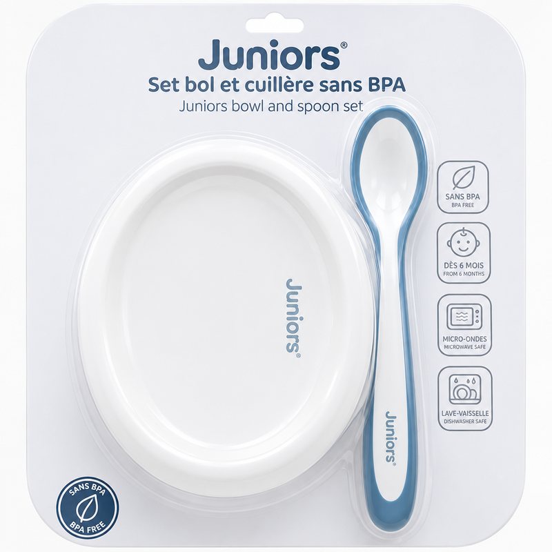 Juniors – Set bol et cuillère sans BPA