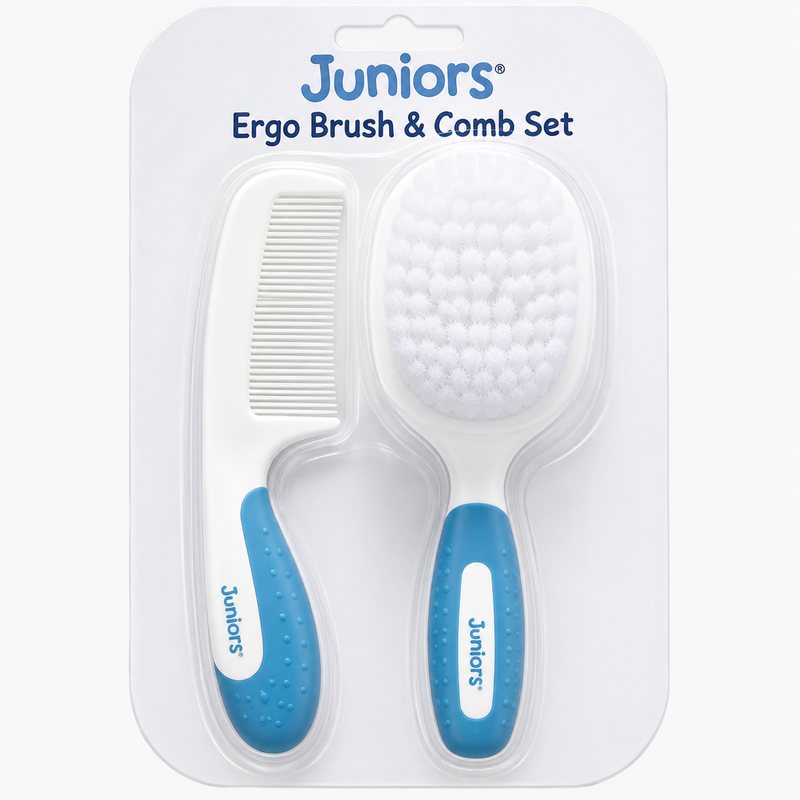 Juniors – Set brosse et peigne ergonomiques