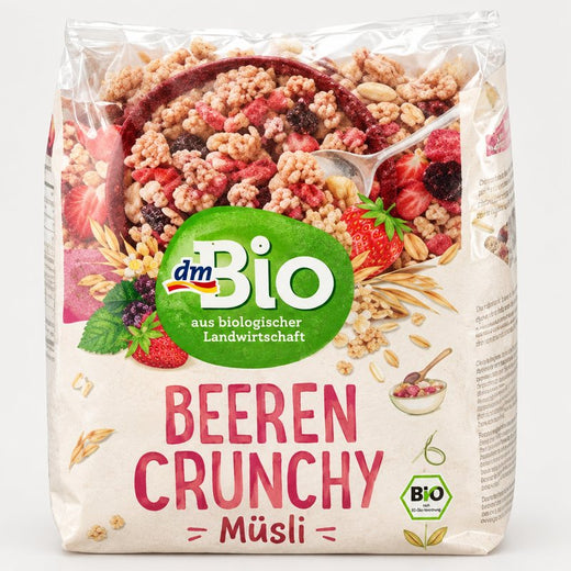 dmBio – Muesli crunchy fraise bio