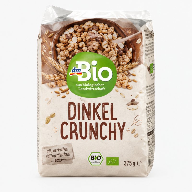dmBio – Muesli croustillant à l'épeautre bio