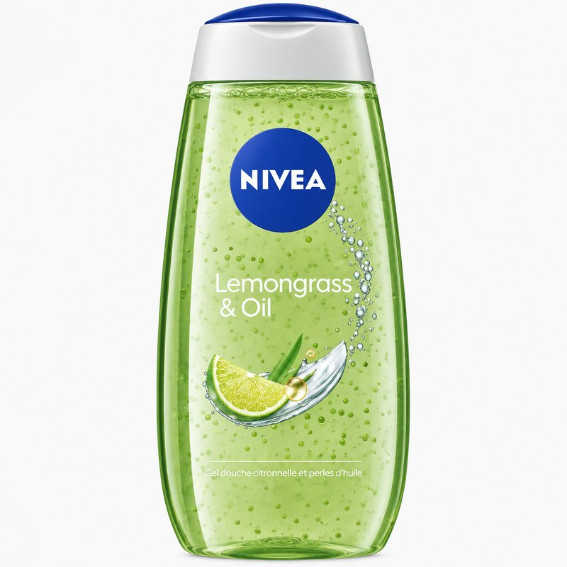 Nivea – Gel douche citronnelle et perles d'huile (250 ml)
