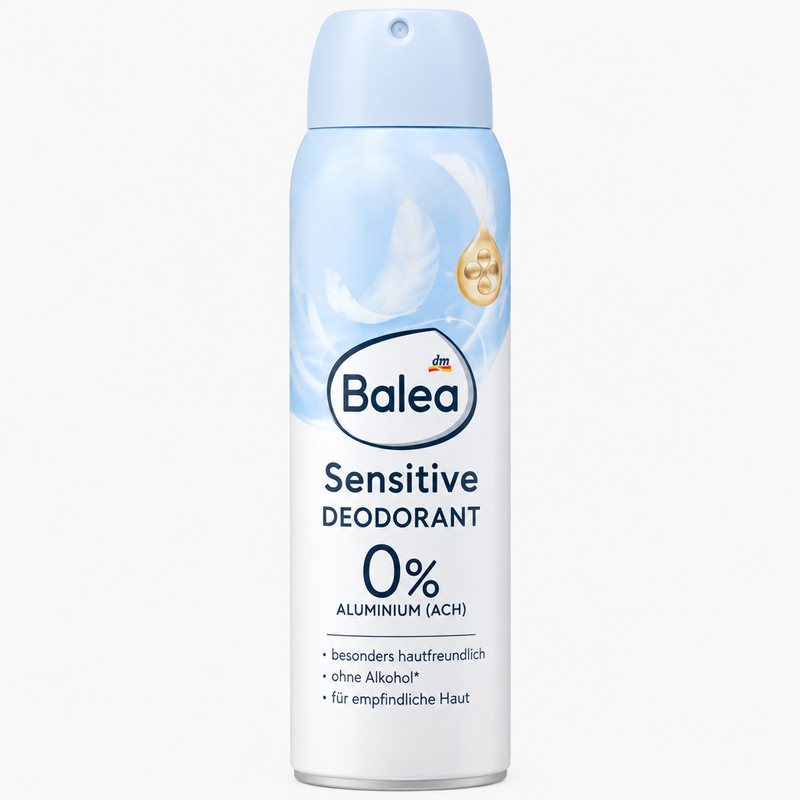Balea – Déodorant spray peaux sensibles (200 ml)