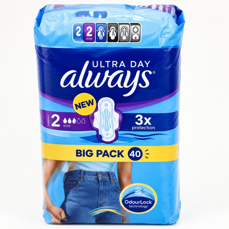 Always – Serviettes Ultra Day taille 2, big pack (x20)