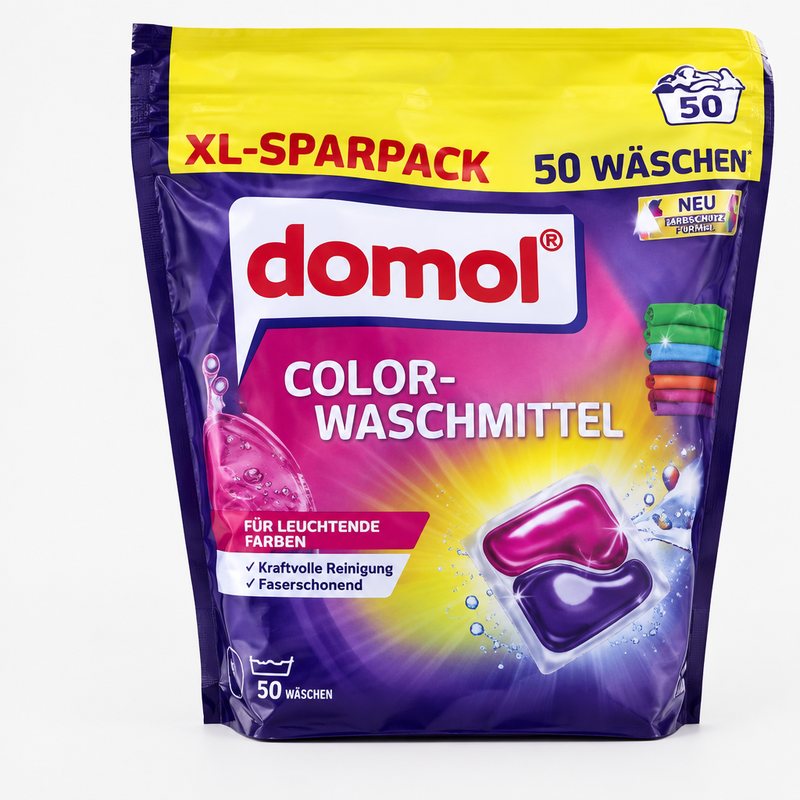 Domol – Capsules lessive couleur XL (50 lavages)