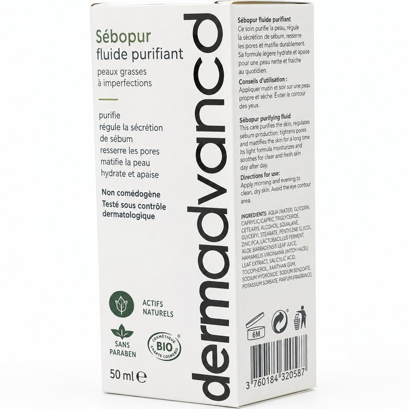Dermadvanced – Sébopur fluide purifiant (50 ml)