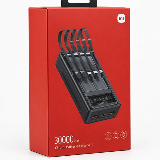 Xiaomi – Batterie externe 3, 30000 mAh