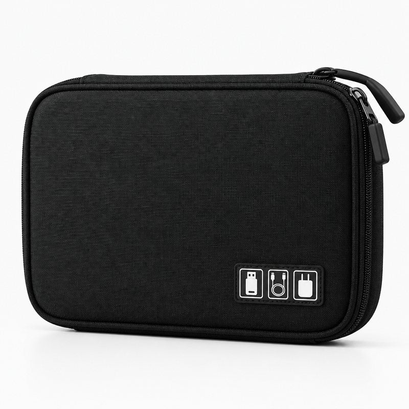 Organizer bag, trousse électronique noire
