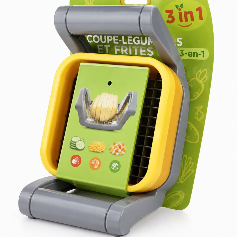 Coupe-légumes et frites 3-en-1